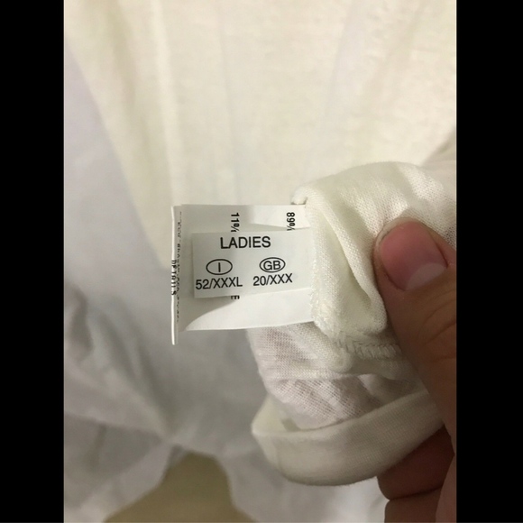 NEW Fabiana Filippi Beaded Jersey Tank in Off-White [I SZ 52 / XXXL‎ ] - Picture 6 of 8